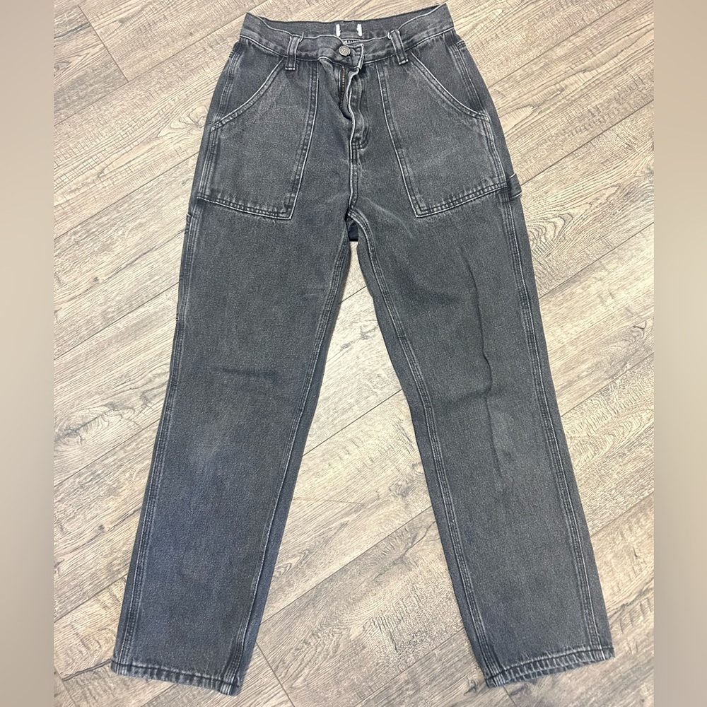 Stylish Dark Gray Denim Jeans